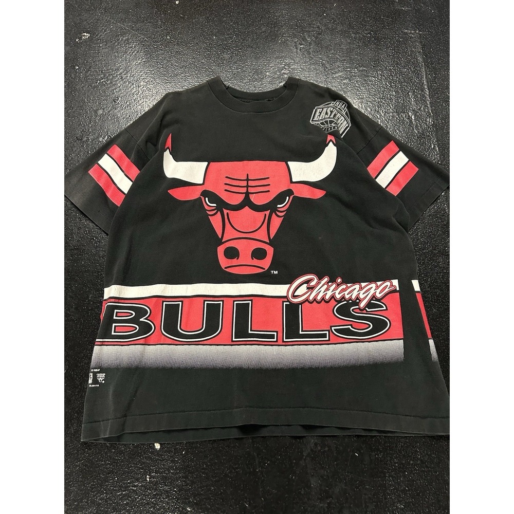 Vintage Bulls 90s Jordan AOP Tee Size XL